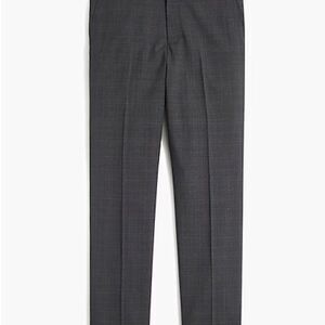 J. Crew Factory 4 season Grey With Blue Glen Plaid Thompson pants 36/30 NWT